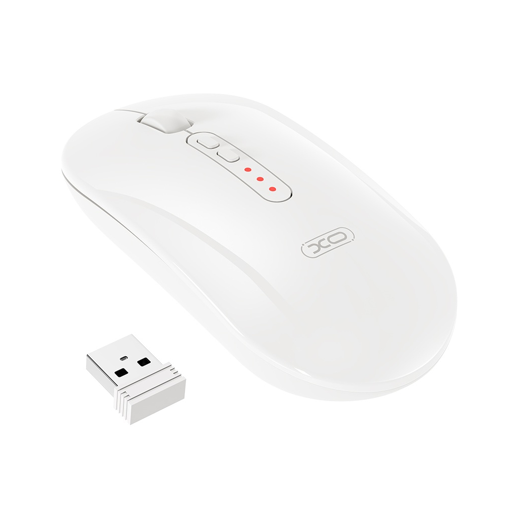 Мишка XO M13 Wireless White (M13 White) - зображення 1