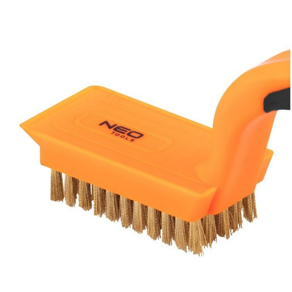 Щітка по металу Neo Tools 5х11 рядів, прямий дріт 0.3мм, 180мм, двокомпонентне руків'я (39-031) - зображення 2