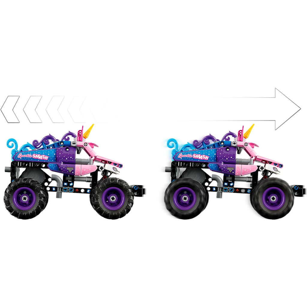Конструктор LEGO Technic Monster Jam Sparkle Smash із функцією «Pull-Back» (42220) - зображення 6