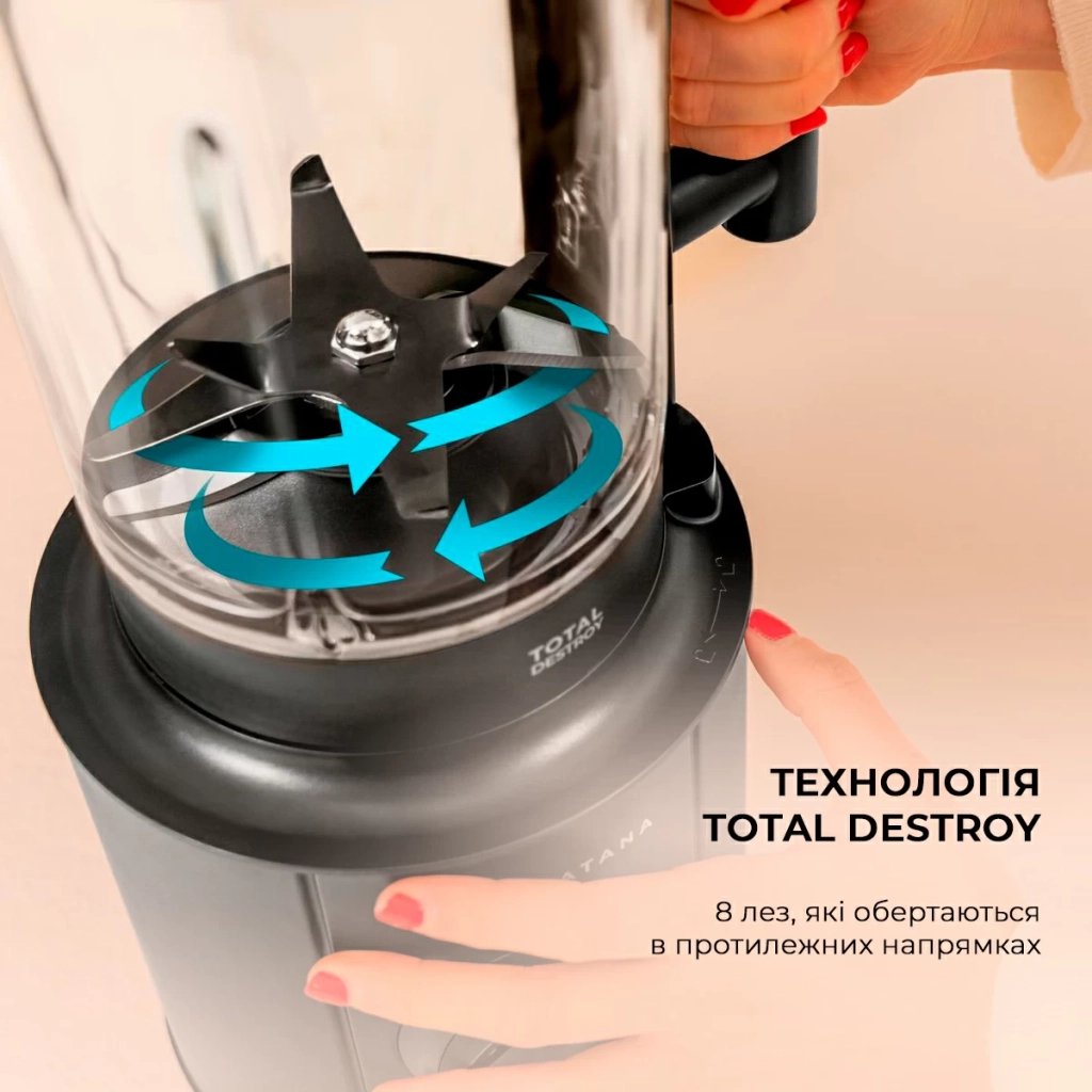 Блендер Cecotec Grand Katana 2700MAX Total Destroy Screen B (CCTC-03986) - зображення 3