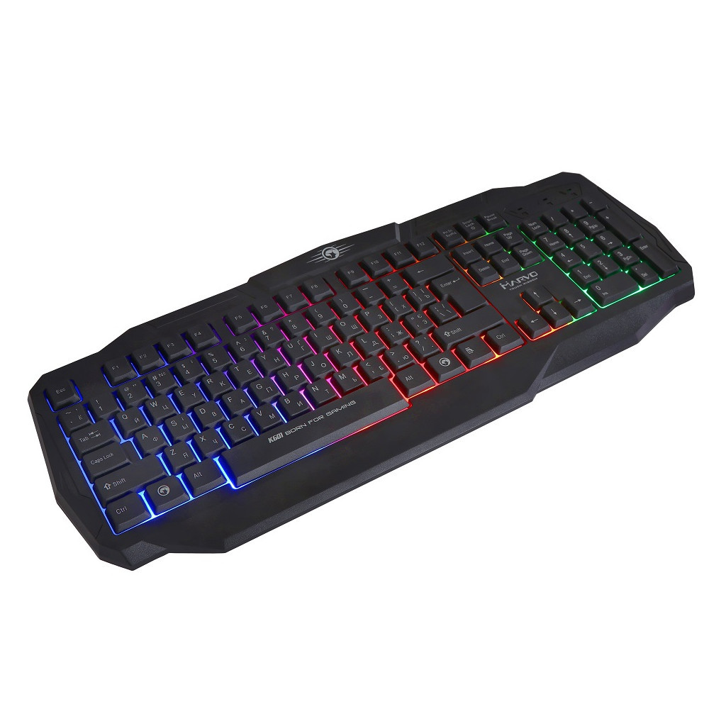 Клавіатура Marvo K601 Multi-LED USB - зображення 2