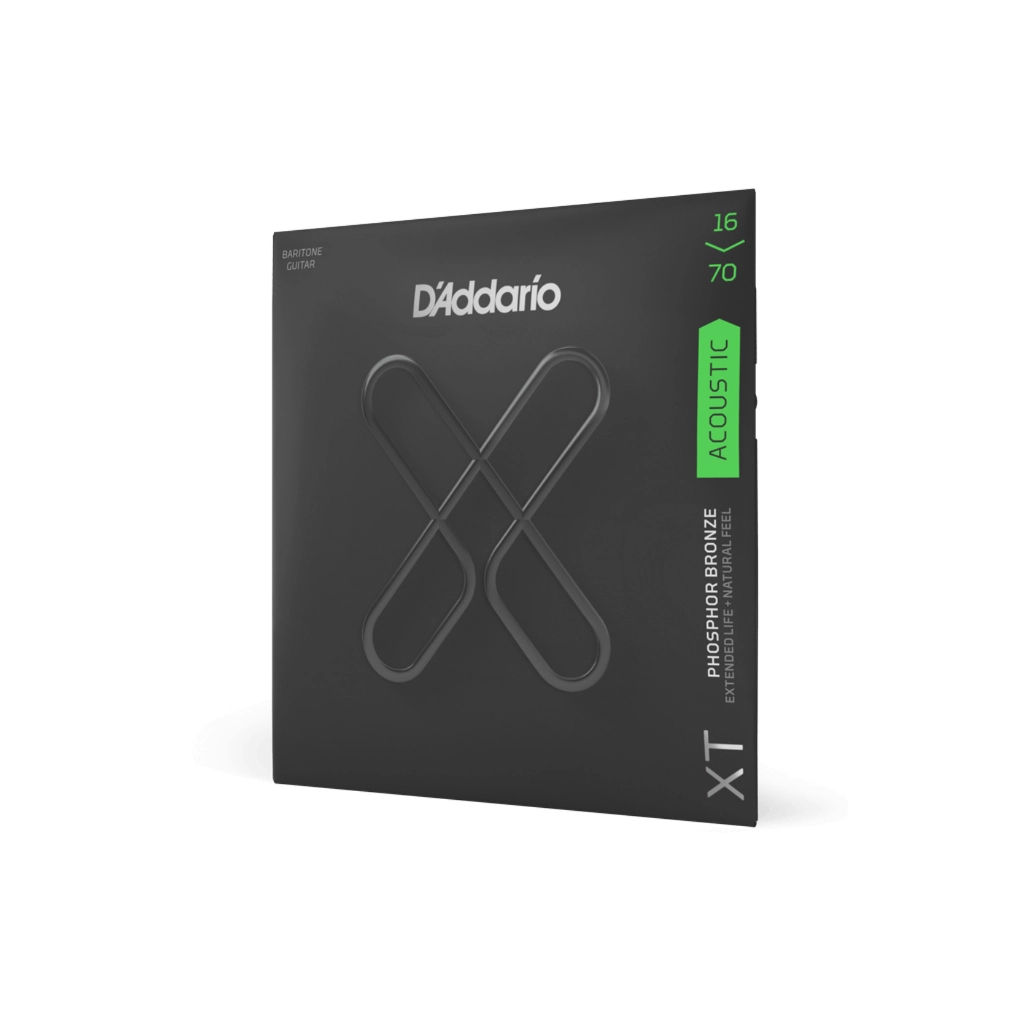 Струни для гітари D'Addario XT Phosphor Bronze Baritone (16-70) (XTAPB1670) - зображення 2