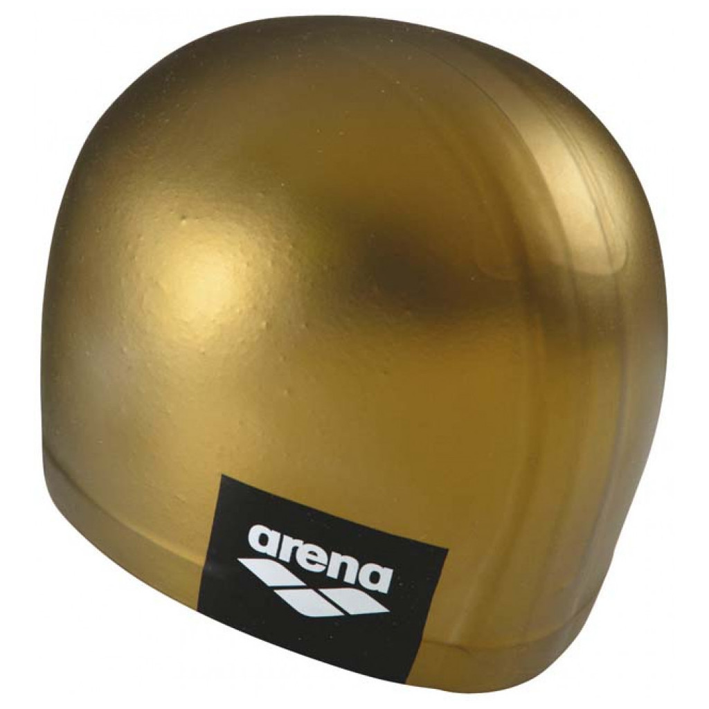 Шапка для плавання Arena Logo Moulded Cap 001912-205 золотий Уні OSFM (3468336113721) - зображення 2