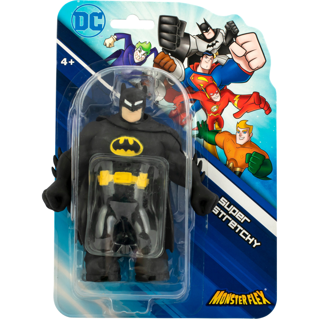 Антистрес Monster Flex Розтягуюча іграшка Монстри-Супергерої Бетмен Чорний 15 см (94002_Бетмен Чорний) - зображення 2
