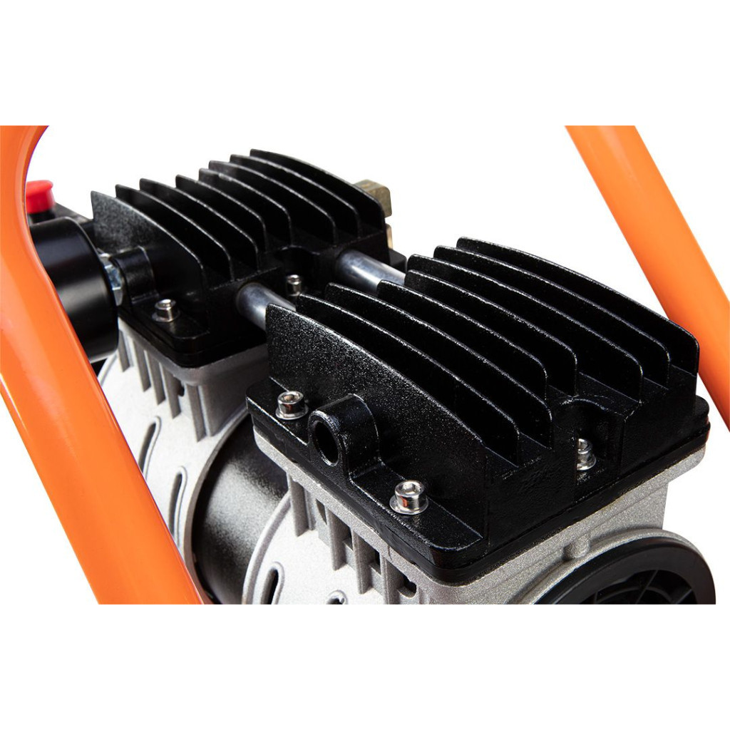 Компресор Neo Tools безоливний, 2-х поршневий, 230В, 12л, 8 Бар, 105л/хв, 500Вт, (12K020) - зображення 2