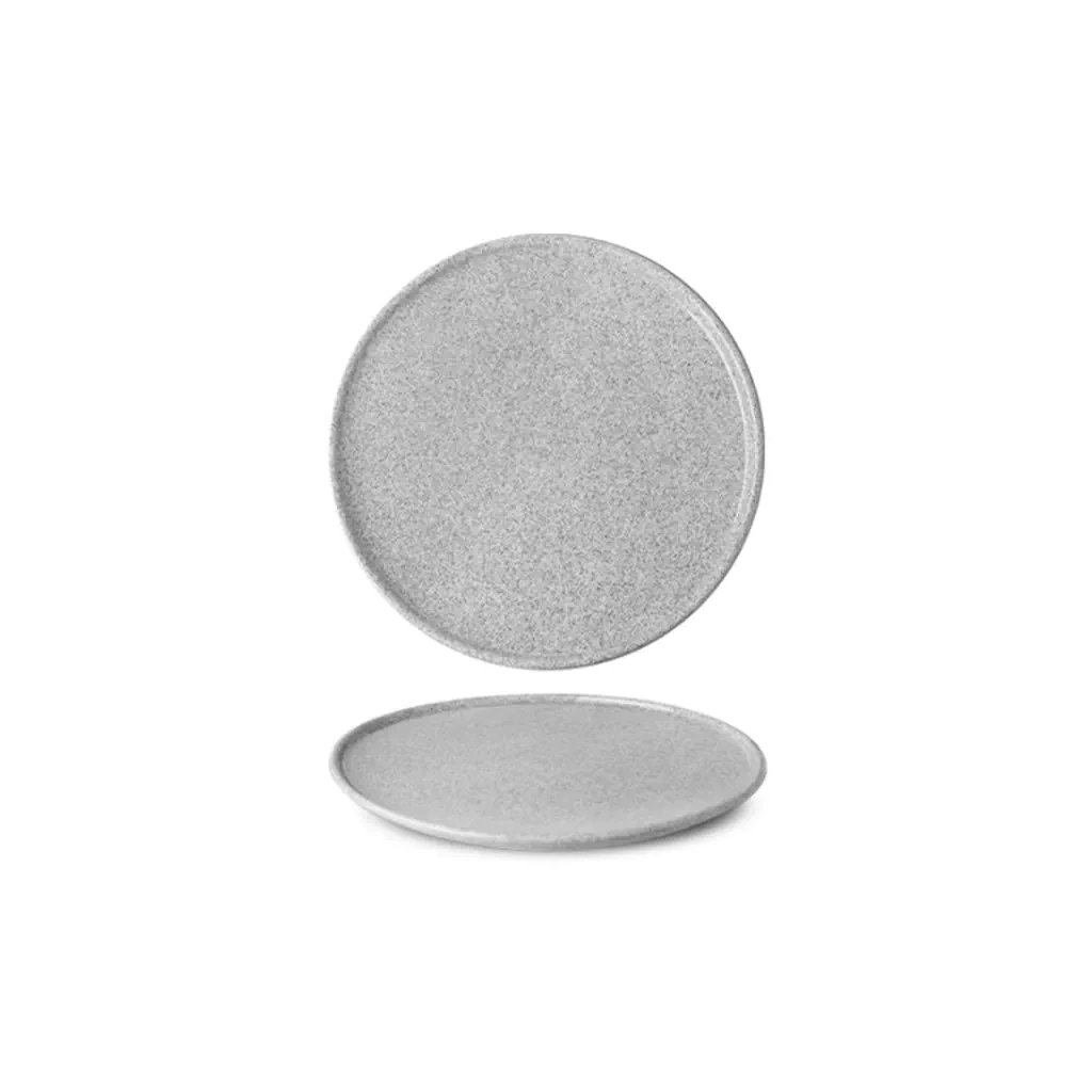 Тарілка G.Benedikt Granit 26 см глянцеве глазурування Світло-сіра (G1X2126) - зображення 1