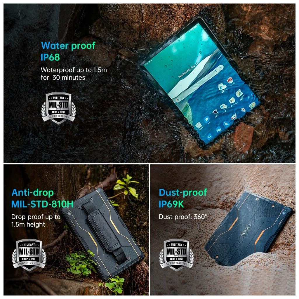 Планшет OUKITEL RT6 10.1" 8/256GB /NFC/ LTE Black (6931940750233) - зображення 10