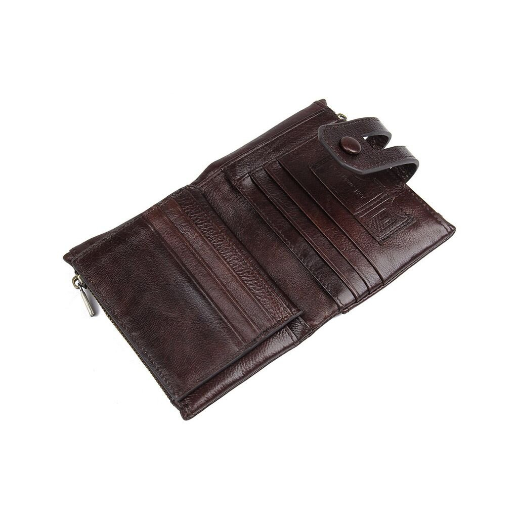 Гаманець Vintage Шкіряний Коричневий (14602) - изображение 11