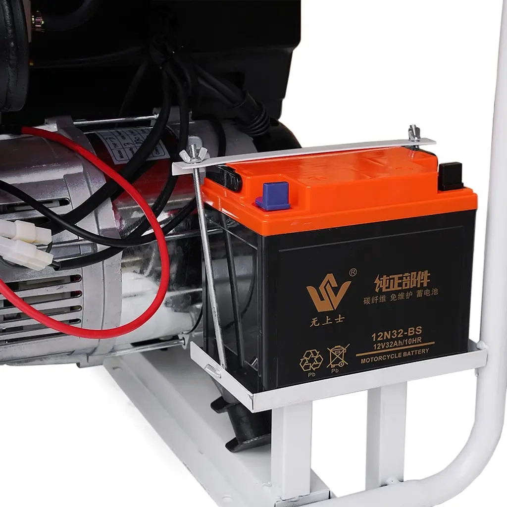 Генератор Kuyia TM3500CL, дизельний, 240V, 50Hz, 2,8-3kW, стартер, 12,5л (KYTM3500CL-1F-220-DA) - зображення 4