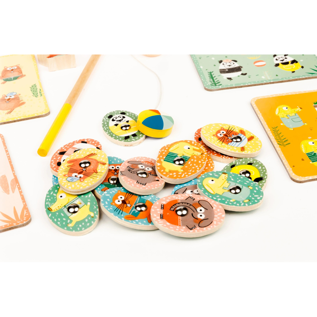 Настільна гра Djeco Набір ігор 4 в 1 Лудопарк (DJ01698) - зображення 7