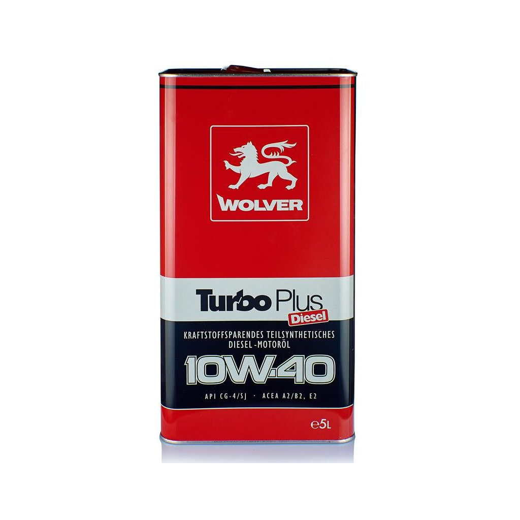 Моторна олива Wolver Turbo Plus 10W-40 5л (4260360940996) - зображення 1