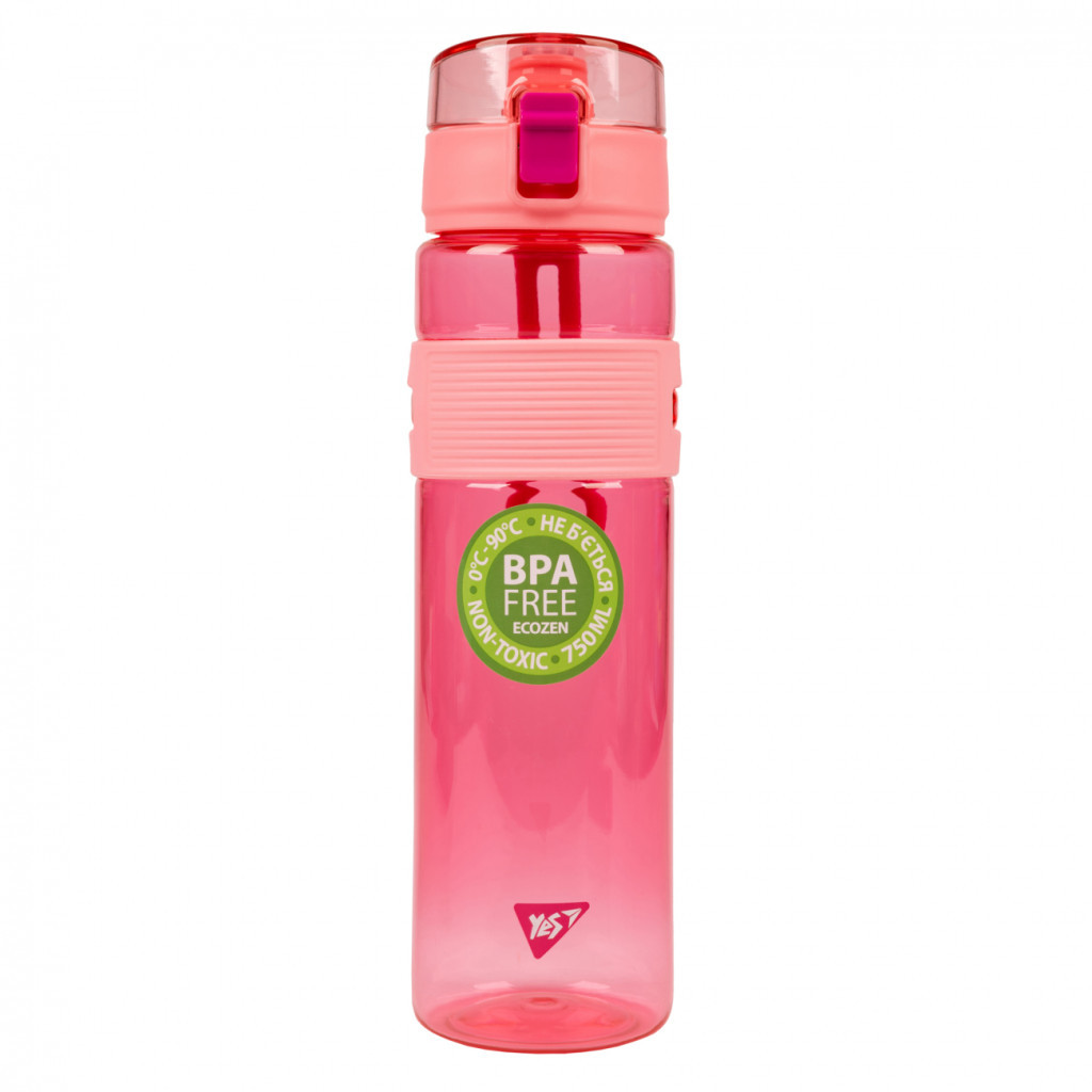Поїльник-непроливайка Yes Fusion 750 мл, рожева (708194) - зображення 1