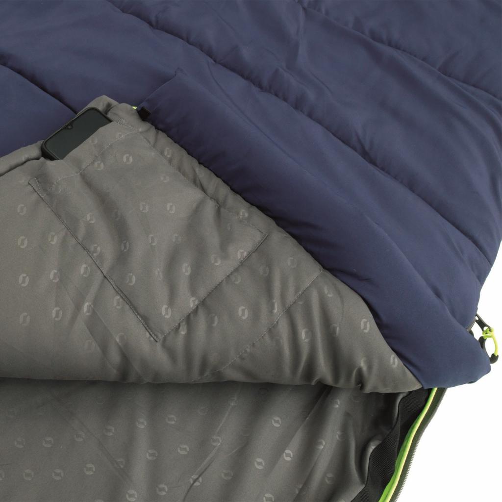 Спальний мішок Outwell Contour Lux Double Reversible/-5°C Blue (928319) - зображення 4