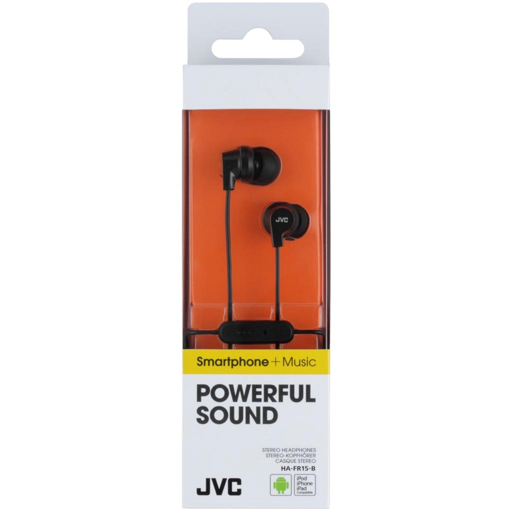 Навушники JVC HA-FR15 Black (HA-FR15-B-EF) - зображення 2