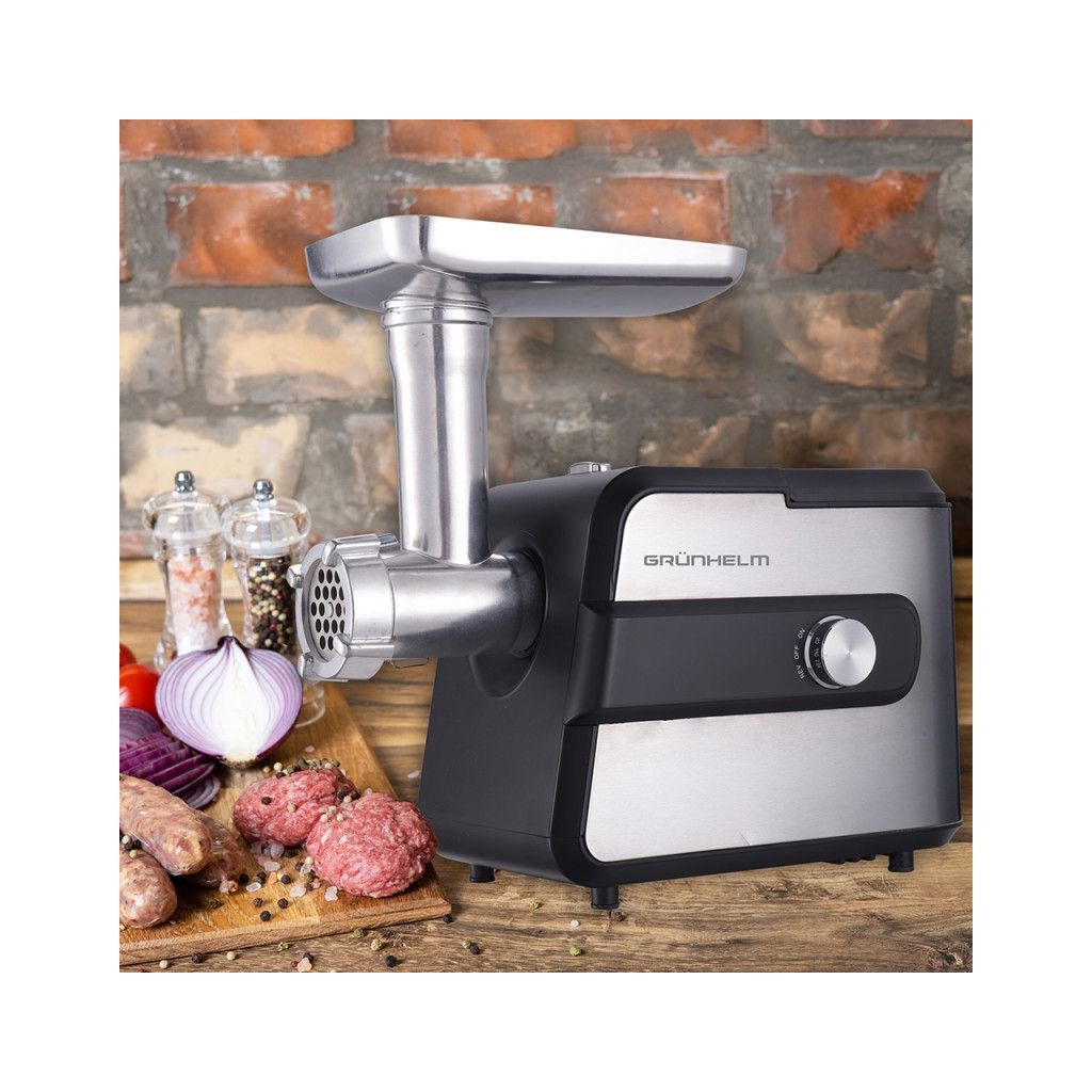 М'ясорубка Grunhelm AMG200SS - зображення 3