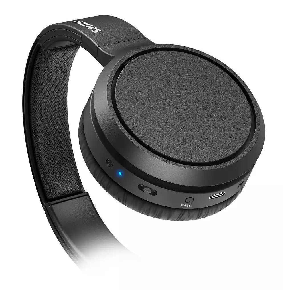 Навушники Philips TAH5205 Over-ear ANC Wireless Mic Black (TAH5205BK/00) - зображення 6