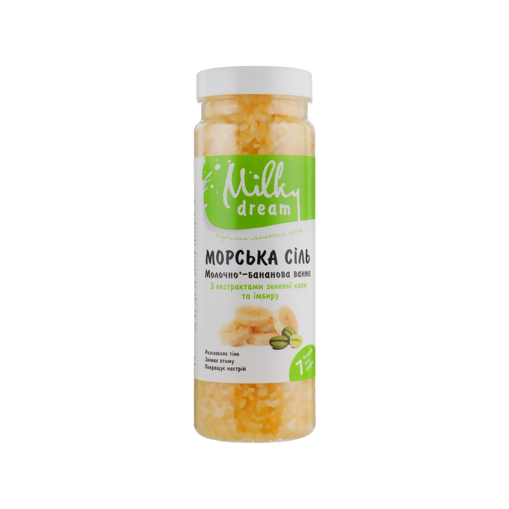 Сіль для ванн Milky Dream Молочно-бананова ванна 700 г (4820205300684) - изображение 1