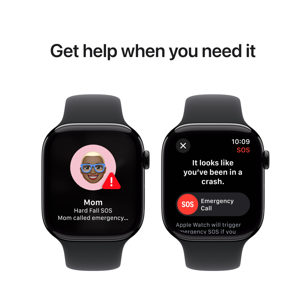 Смарт-годинник Apple Watch Series 10 GPS + Cellular 42mm Natural Titanium Case with Stone Grey Sport Band - S/M (MWXD3QH/A) - зображення 6