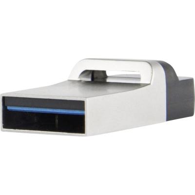 USB флеш накопичувач Transcend 16GB JetFlash OTG 880 Metal Silver USB 3.0 (TS16GJF880S) - зображення 4