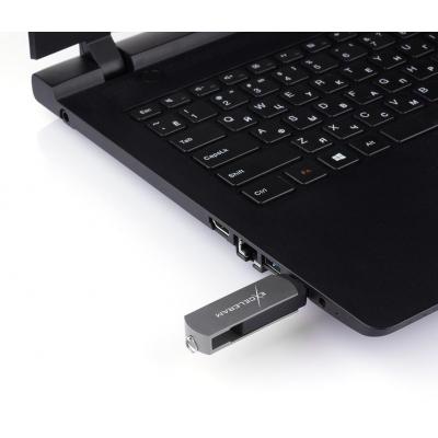 USB флеш накопичувач eXceleram 8GB P2 Series Gray/Black USB 2.0 (EXP2U2GB08) - зображення 7