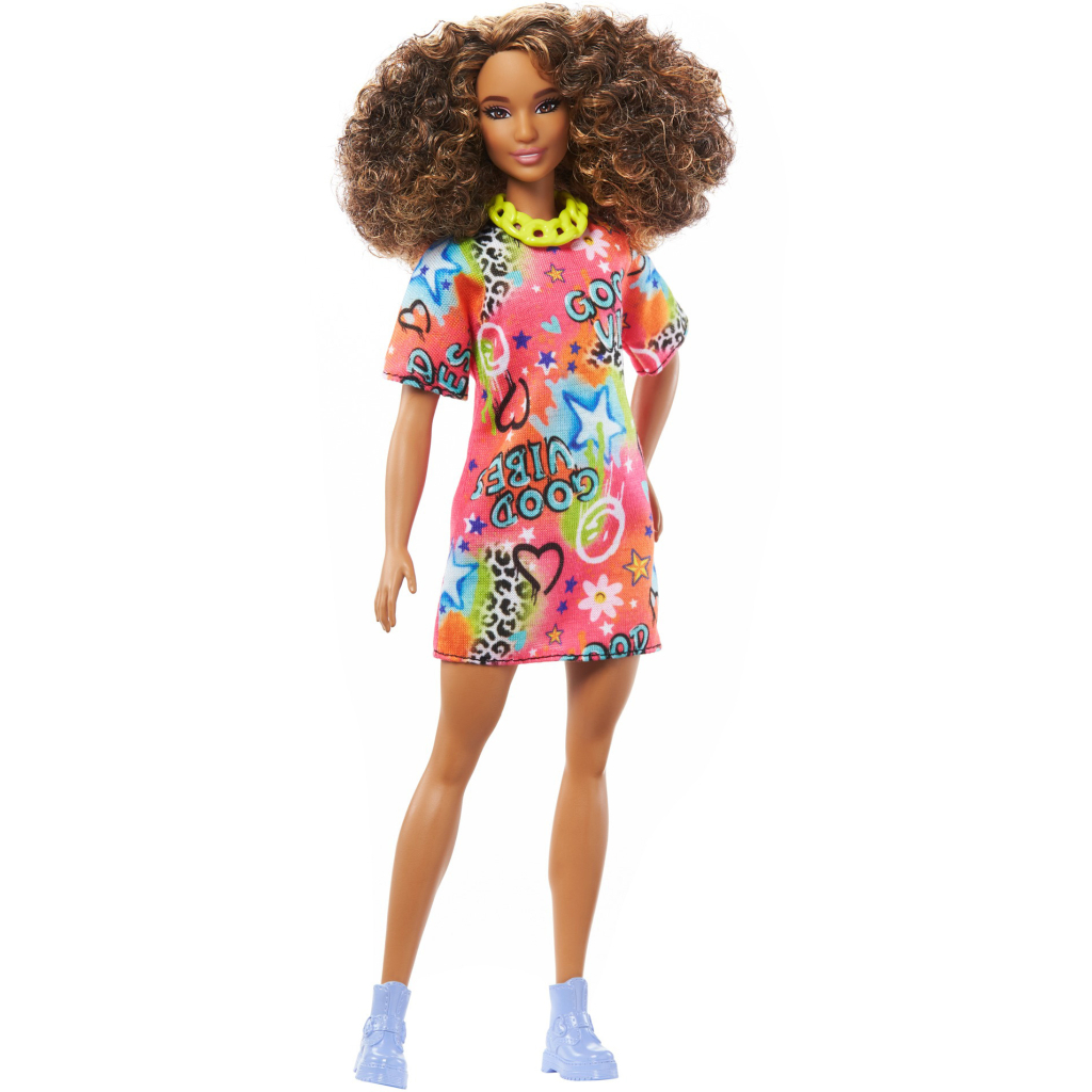 Лялька Barbie Модниця в яскравій сукні-футболці (HJT00) - зображення 2