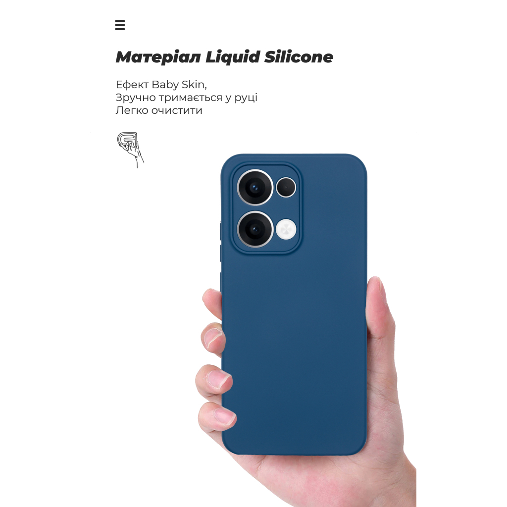 Чохол до мобільного телефона Armorstandart ICON OPPO Reno13 5G Camera cover Blue (ARM81890) - зображення 7