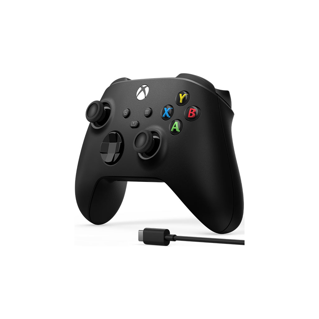 Геймпад Microsoft Wireless Controller Carbon Black + USB Type-C (1V8-00002) - зображення 2