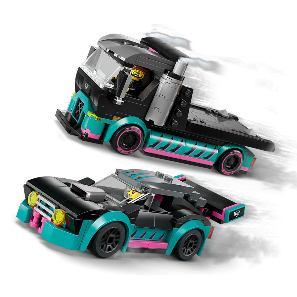 Конструктор LEGO City Автомобіль для перегонів й автовоз 328 деталей (60406) - зображення 7
