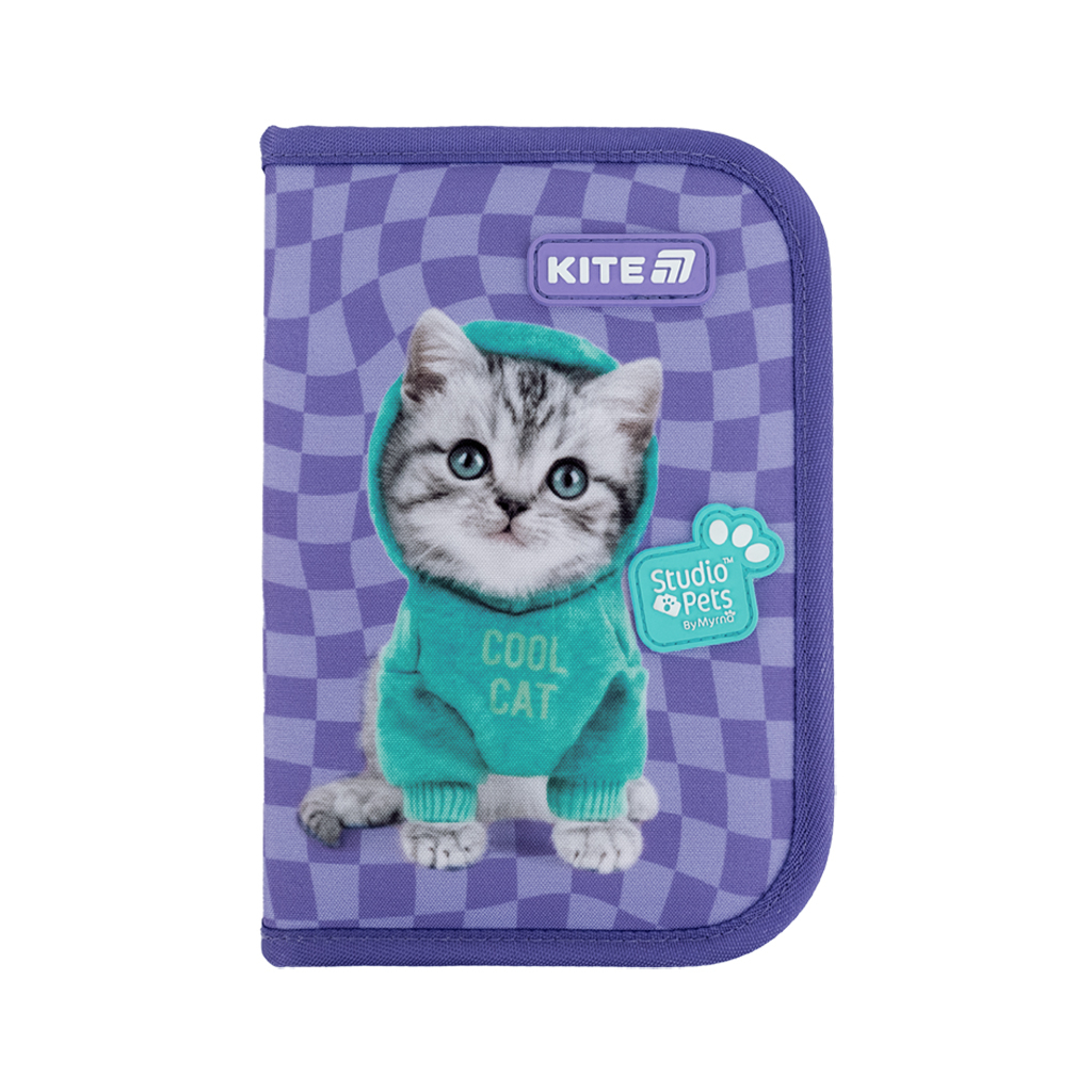 Пенал Kite 622-2 Studio Pets, 1 відділення, 2 відворот (SP25-622-2) - изображение 3