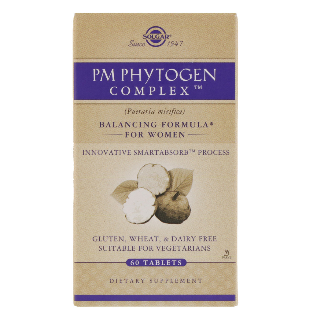 Мультивітамін Solgar Менопауза Комплекс для жінок, PM Phytogen Complex, 60 таблеток (SOL-02313) - зображення 1