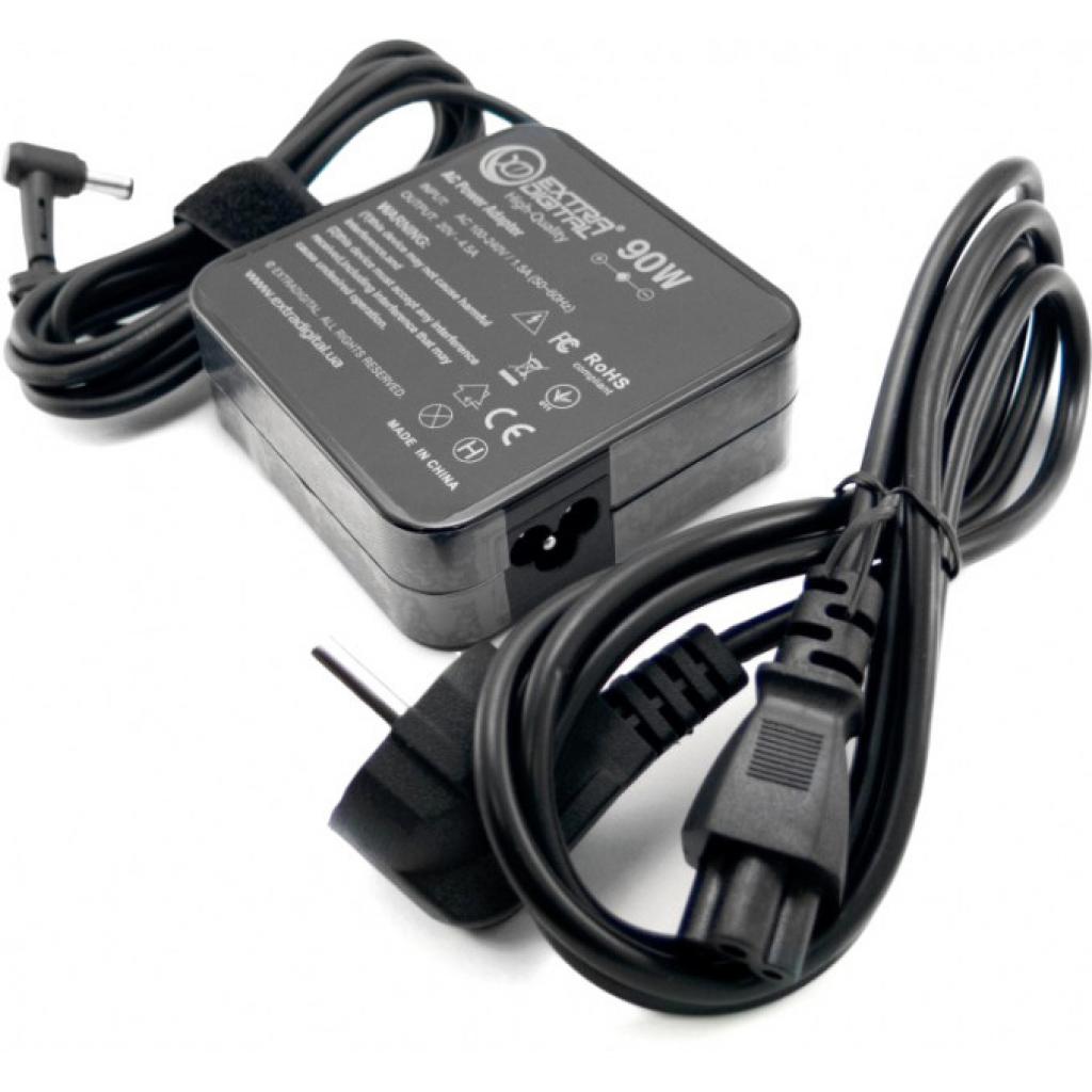 Блок живлення до ноутбуку Extradigital Lenovo 20V, 4.5A, 90W (5.5x2.5) High Quality (PSL3866) - зображення 1