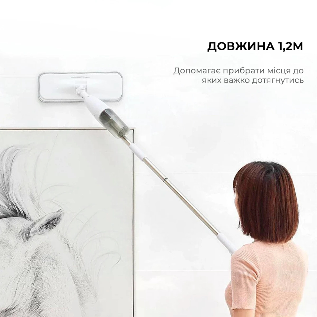 Пилосос Deerma Spray Mop White (TB500) - зображення 10