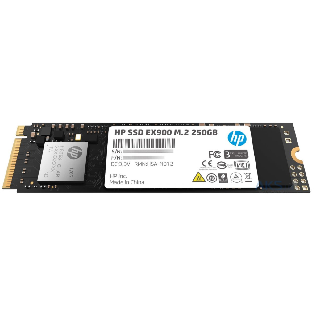 Накопичувач SSD M.2 2280 250GB EX900 HP (2YY43AA) - зображення 2