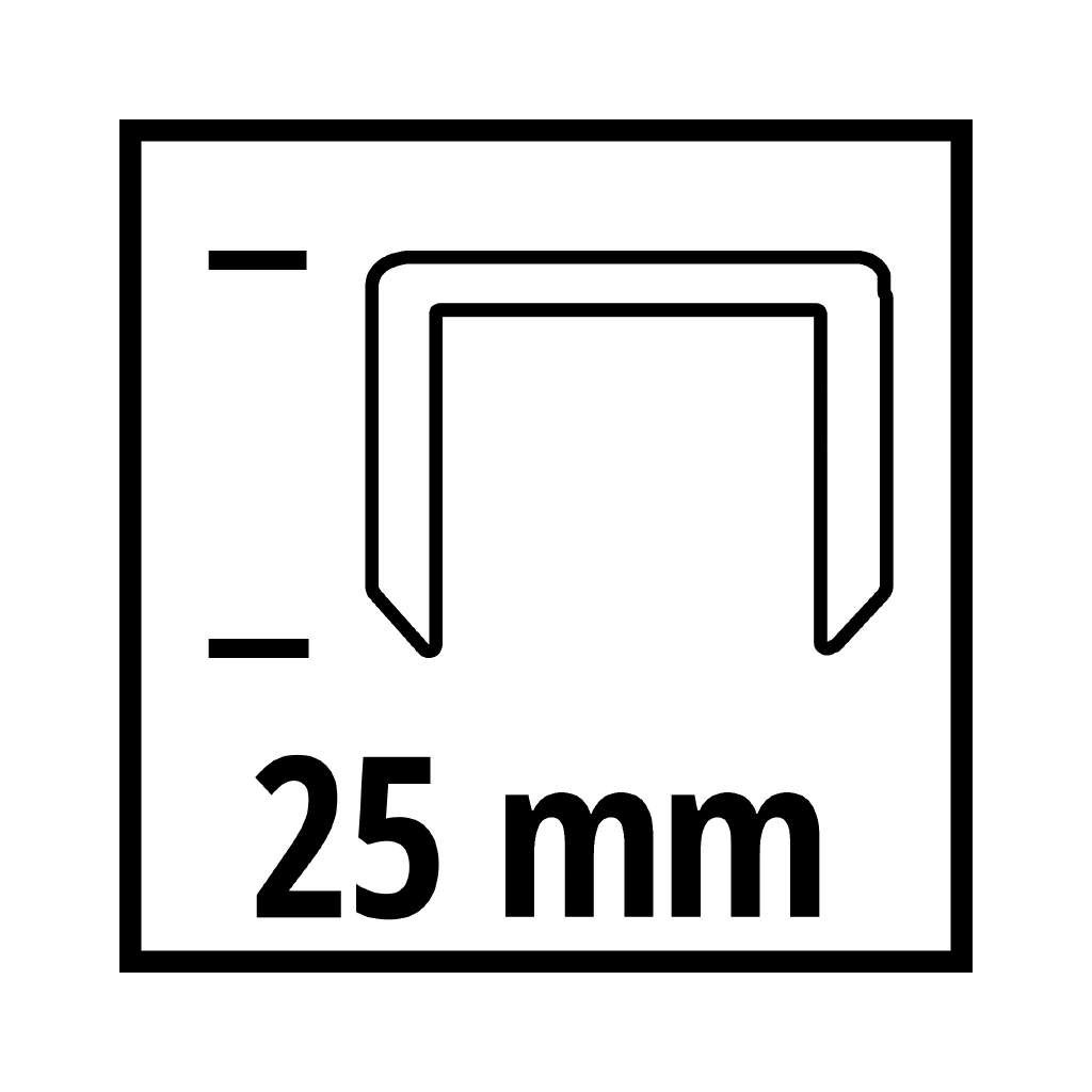 Скоби для будівельного степлера Einhell 5.7х25мм, 3000шт. (4137860) - зображення 3