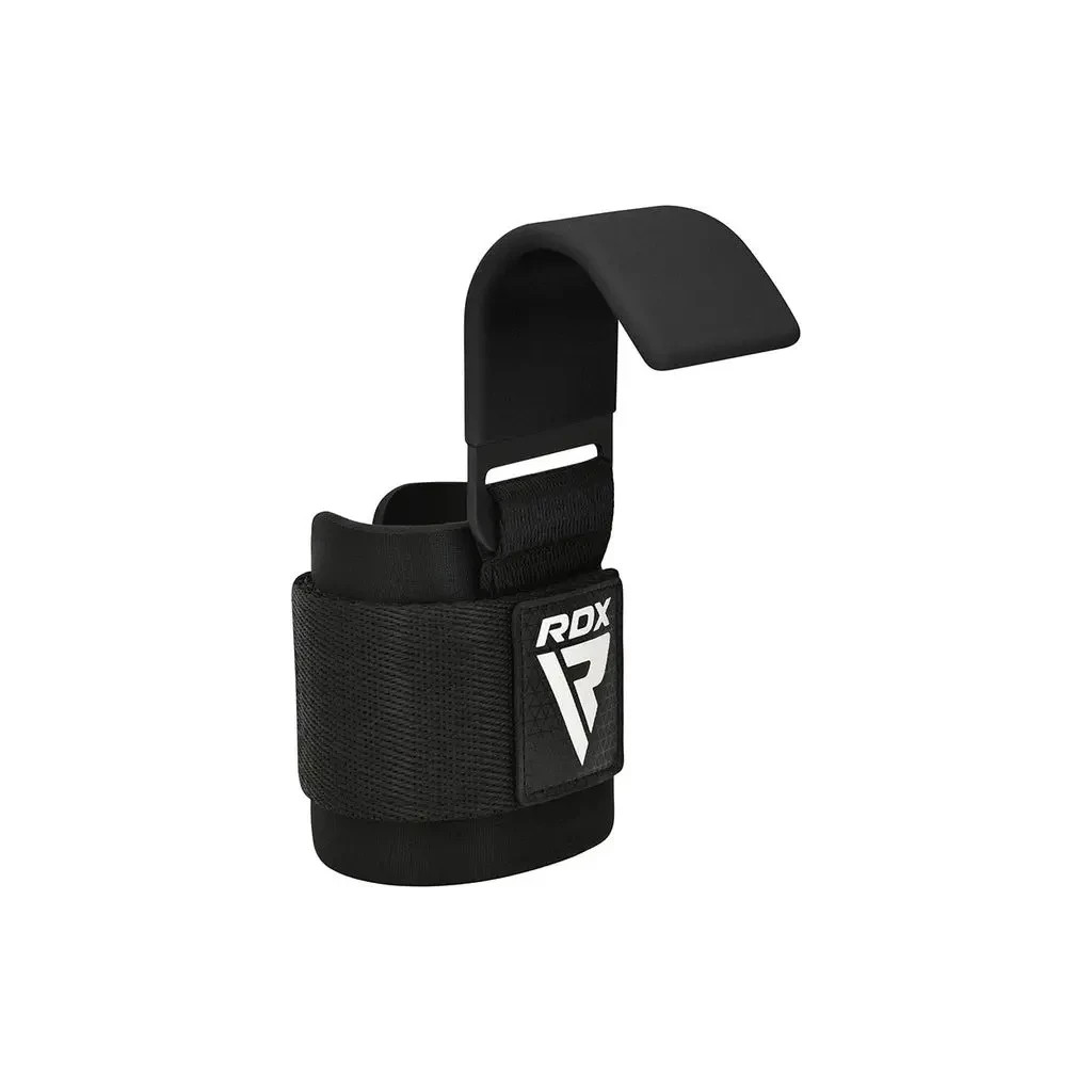 Гаки для тяги на зап'ястя RDX W5 Gym Hook Strap Black Plus (WAN-W5B+) - изображение 3