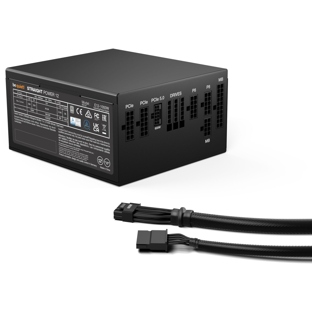 Блок живлення Be quiet! 1000W STRAIGHT POWER 12 (BN338) - зображення 5