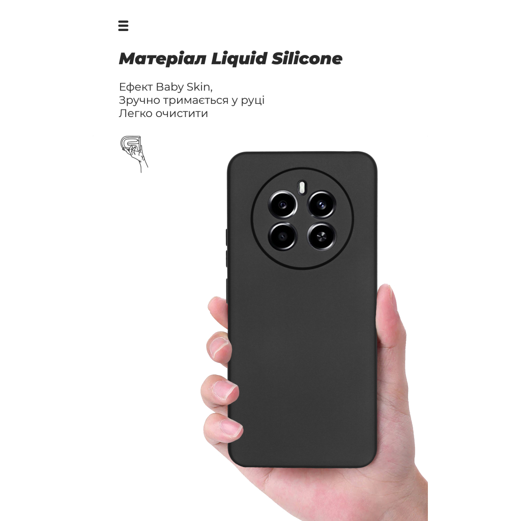 Чохол до мобільного телефона Armorstandart ICON Realme 13 4G Camera cover Black (ARM80539) - зображення 7
