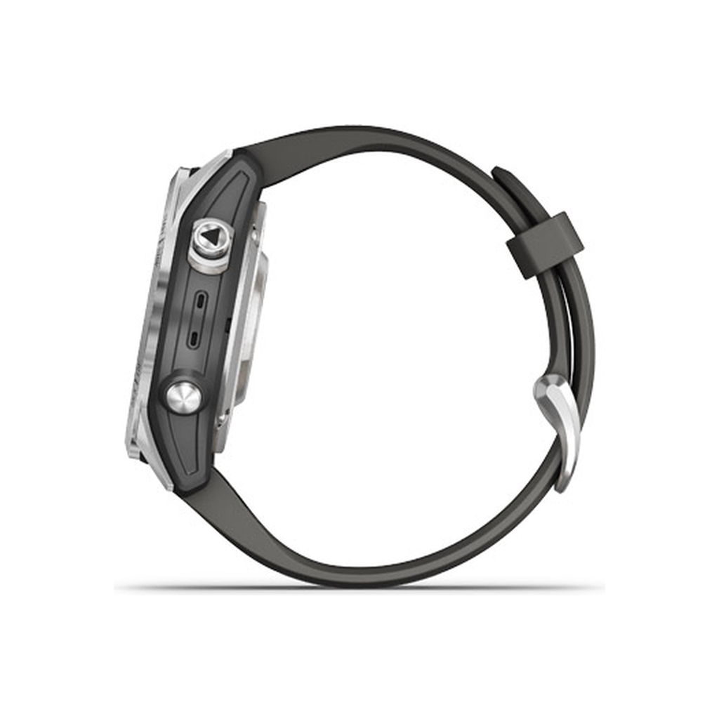 Смарт-годинник Garmin fenix 7S Pro Solar, Glass, SS w/ Graphite band, GPS (010-02776-01) - зображення 7