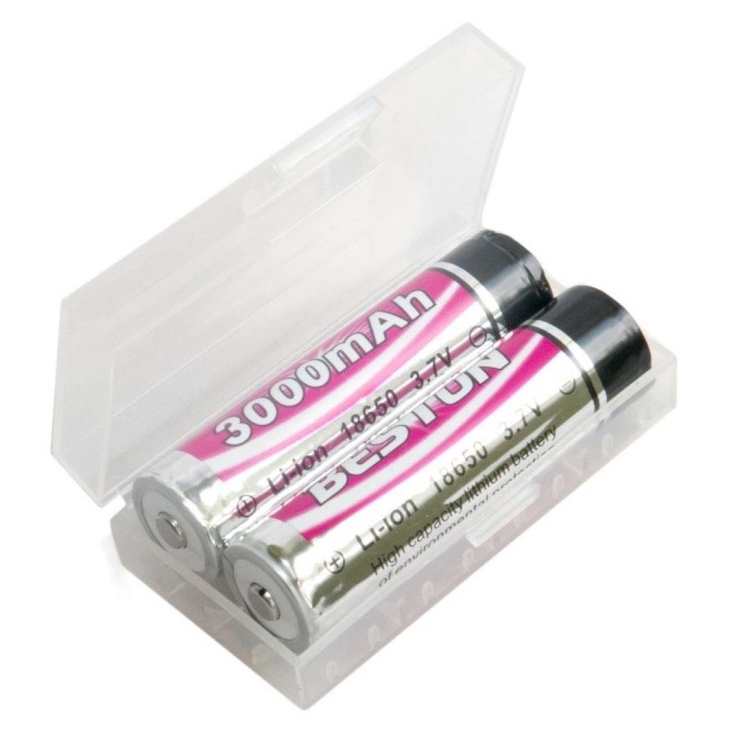 Акумулятор 18650 (168A) 3000 mAh *2 з захистом Beston (AAB1848) - зображення 2