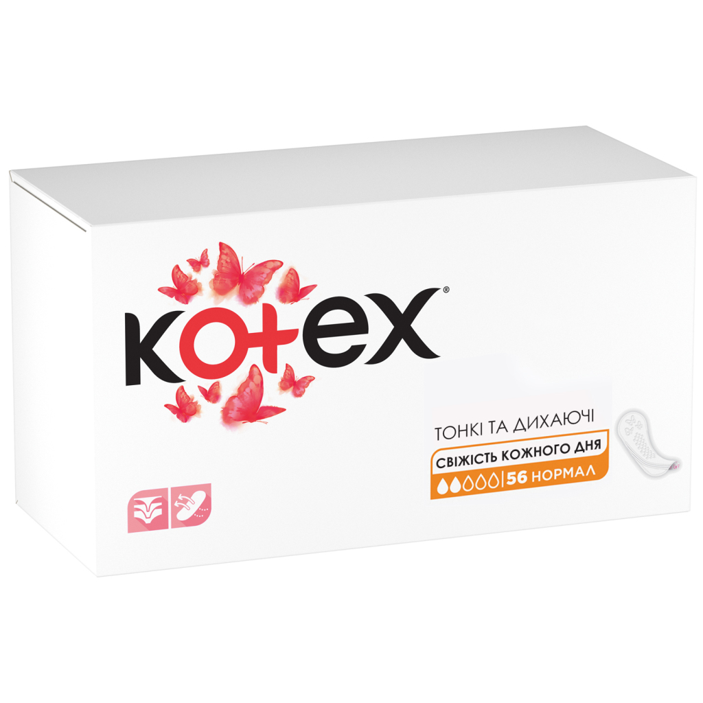 Щоденні прокладки Kotex Normal 56 шт. (5029053548289/5029053548050) - зображення 3