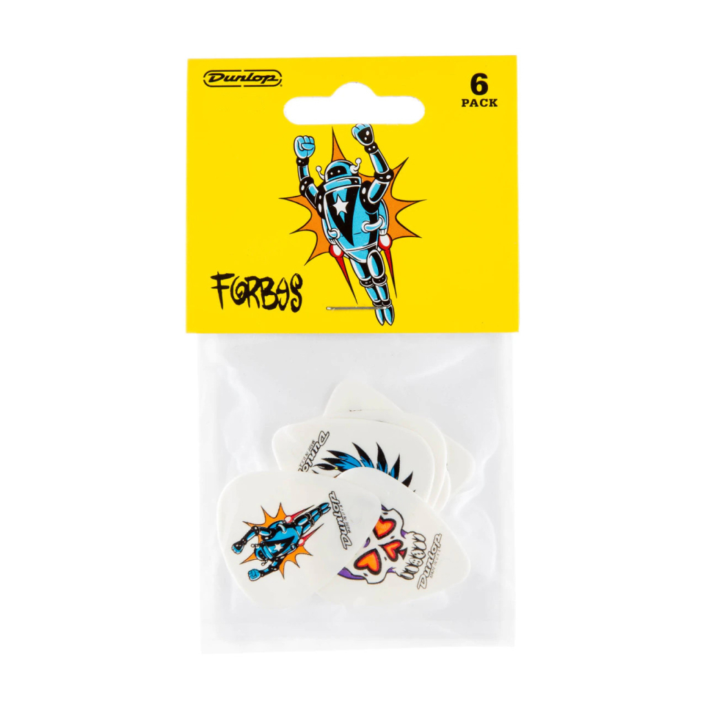 Медіатор Jim Dunlop Alan Forbes Pick 1.0mm 6 шт. (BL100P1.0) - зображення 2