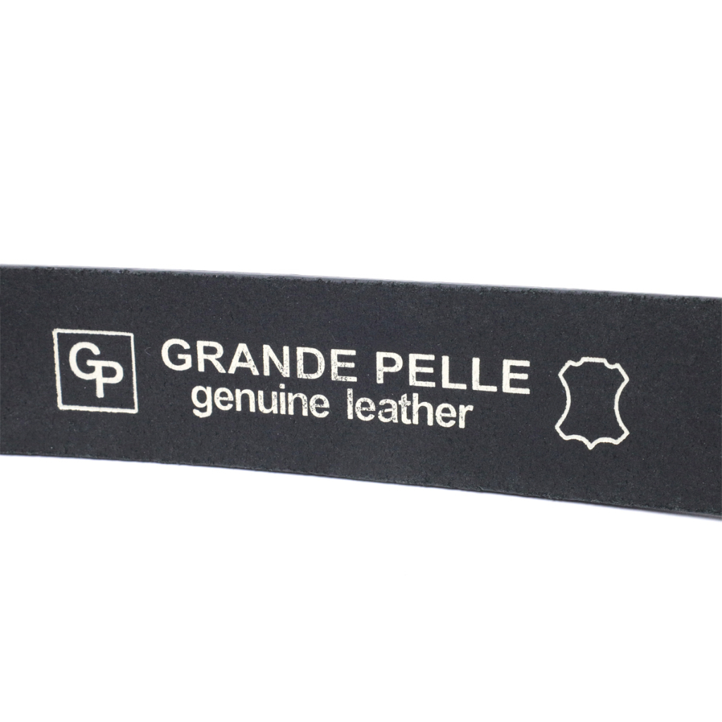 Ремінь Grande Pelle Брючний з натуральної шкіри Чорний (11688) - изображение 5