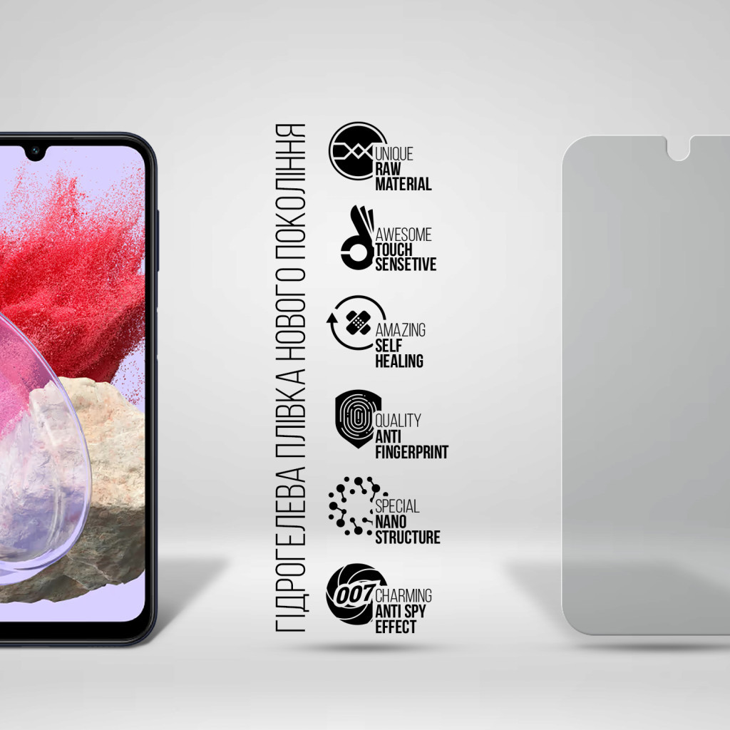 Плівка захисна Armorstandart Anti-spy Samsung M15 5G (M156) (ARM74364) - зображення 2