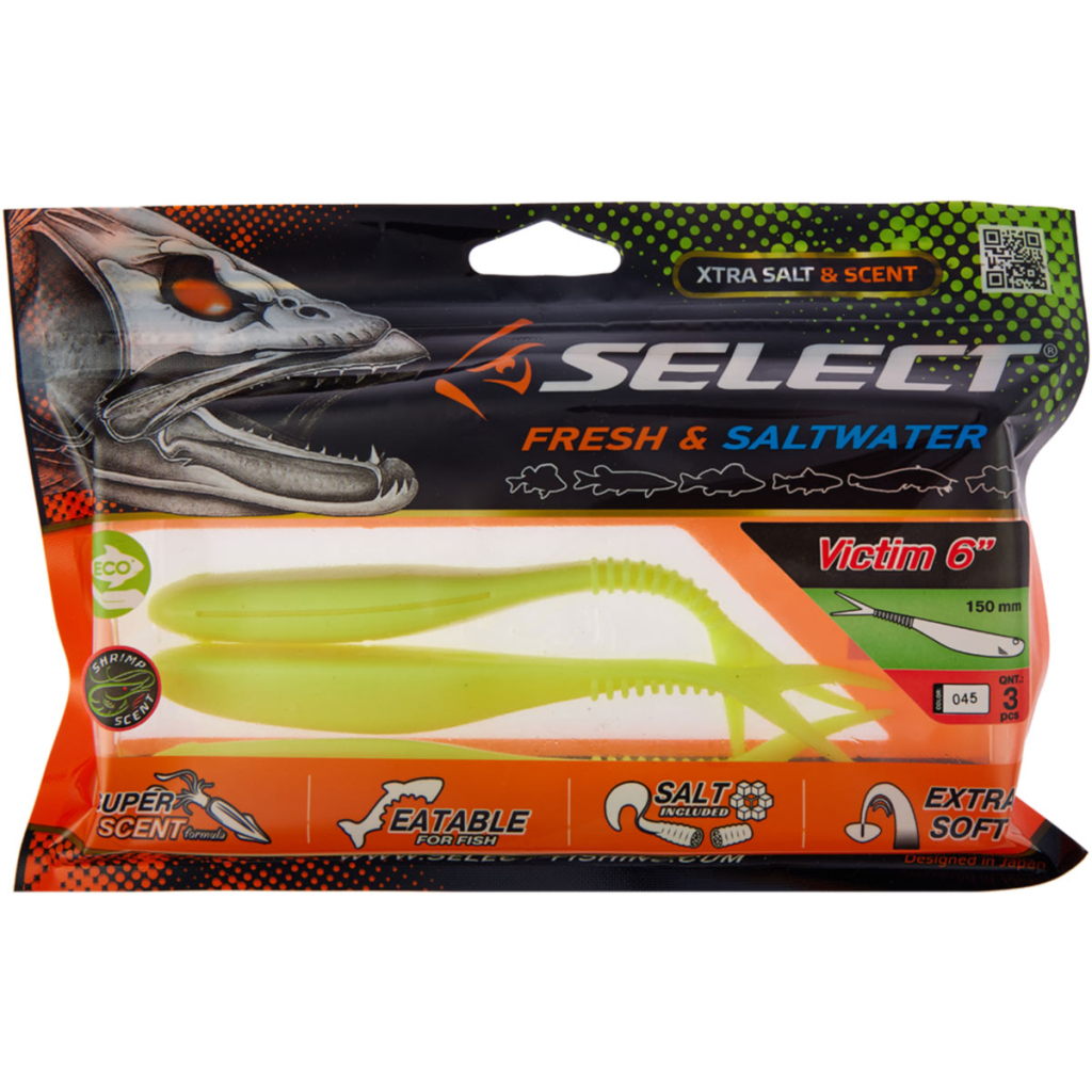 Силікон рибальський Select Victim V-Tail 6" 045 (3 шт/уп) (1870.74.49) - зображення 2