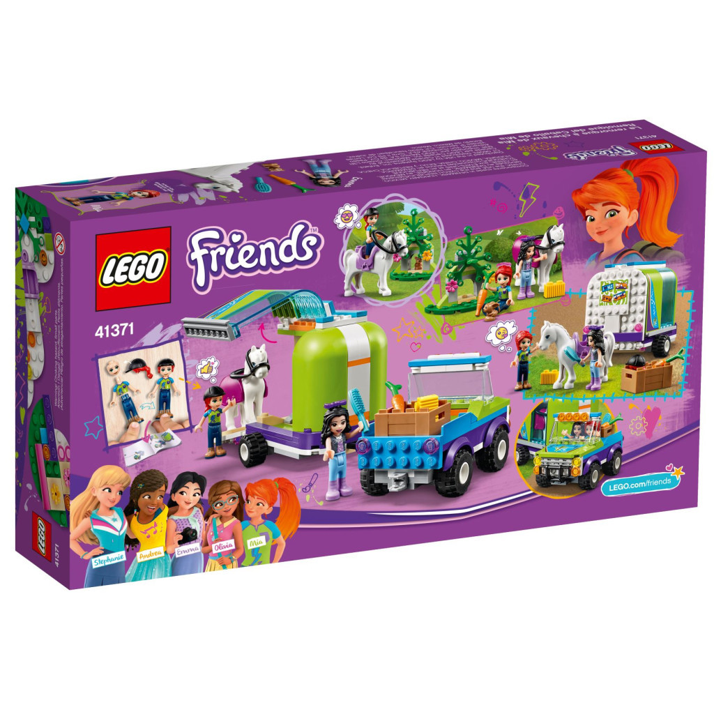 Конструктор LEGO Friends Трейлер для конячки Мії 216 деталей (41371) - зображення 12
