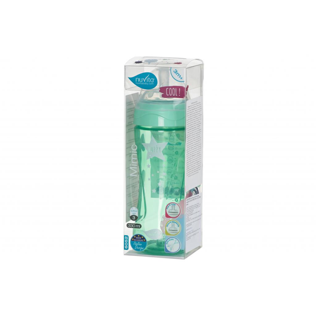 Пляшечка для годування Nuvita Mimic Cool 330мл зелена (NV6052GREEN) - зображення 2