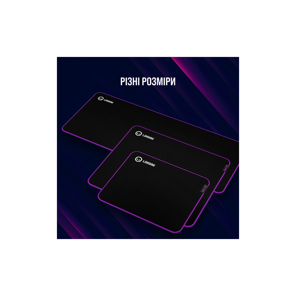 Килимок для мишки Lorgar Main 315 Black/Purple (LRG-GMP315) - изображение 10
