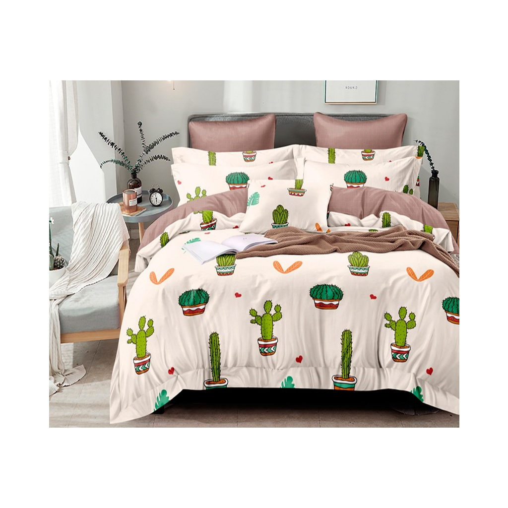 Постільна білизна MirSon Бязь Premium 17-0381 Nantes King Size (2200002741804) - зображення 1