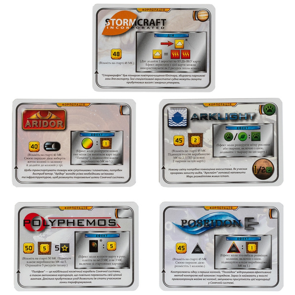 Настільна гра Kilogames Тераформування Марса: Колонії (Terraforming Mars: Colonies) (укр.) (11980) - зображення 3