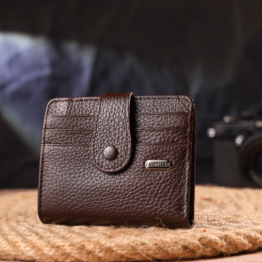 Гаманець Canpellini З натуральної шкіри Коричневий (21686) - зображення 8